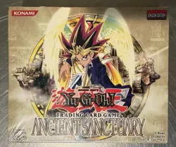 Yugioh Ancient Sanctuary Unlimited Booster Box Factory Sealed 102475 W/crease - Image 1