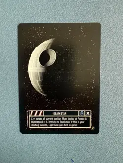 Death Star playing card from Star Wars CCG - limited edition - Image 1