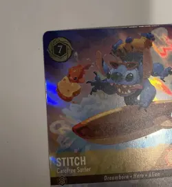 Lorcana, Stitch Carefree Surfer 206/204 ENCHANTED First Chapter, LP-NM - Image 2