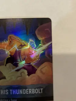 Lorcana, He Hurled His Thunderbolt (Epic) 222/204, Whispers in the Well, LP - Image 3