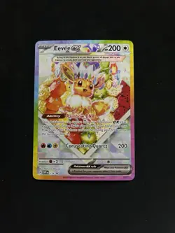 Pokemon TCG Eevee EX 174 Black Star Promo Card from Scarlet & Violet Prismatic - Image 1