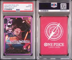 One Piece Card Monkey D Luffy SP Leader PSA10 Collectible Trading Card - Image 2