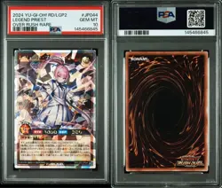 YuGiOh PSA10 Legend Priest Overrush Rare Trading Card Ultra Secret 20th - Image 2