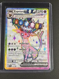 Espeon ex SVP175 Sv: Scarlet & Violet Promo Cards Holo Full Art - Image 1