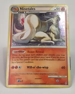 Ninetales Holo Rare Call of Legends 17/95 LP Pokemon Card TCG 90HP Fire Fox - Image 1