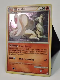Ninetales Holo Rare Call of Legends 17/95 LP Pokemon Card TCG 90HP Fire Fox - Image 3