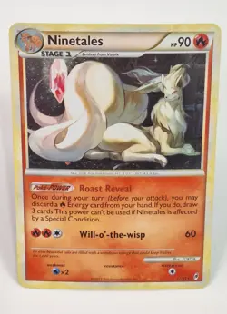 Ninetales Holo Rare Call of Legends 17/95 LP Pokemon Card TCG 90HP Fire Fox - Image 4