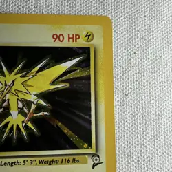 Pokemon TCG Zapdos Base Set 2 Holo Unlimited Rare Card 20/130 - Image 3