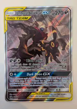 Umbreon & Darkrai GX SM241 Holo Black Star Promo Card - Image 1