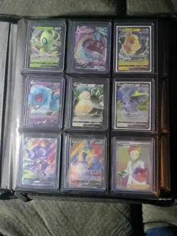 Pokemon 203 cards top loader card binder - Image 1