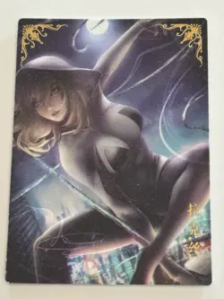 SPIDER GWEN GLITTER Fascination 007 Goddess Story Anime Collectible Card - Image 1
