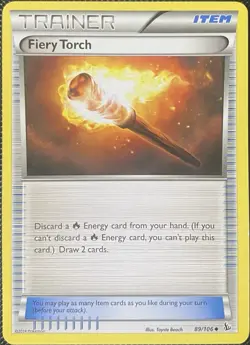 Fiery Torch 89/106 Flashfire Regular - Pokemon Card - Image 1