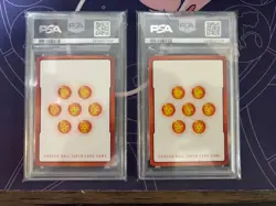 Dragon Ball Trading Card Shenron Energy Marker PSA10 Serial Number Set - Image 2