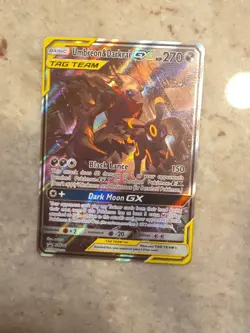 Pokemon Umbreon & Darkrai GX TAG TEAM Promo Holo SM241 Sun & Moon Promos Card - Image 1