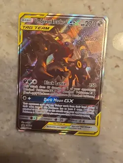 Pokemon Umbreon & Darkrai GX TAG TEAM Promo Holo SM241 Sun & Moon Promos Card - Image 2