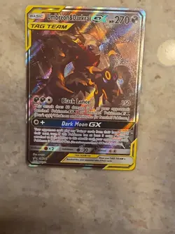 Pokemon Umbreon & Darkrai GX TAG TEAM Promo Holo SM241 Sun & Moon Promos Card - Image 3