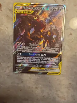 Pokemon Umbreon & Darkrai GX TAG TEAM Promo Holo SM241 Sun & Moon Promos Card - Image 4