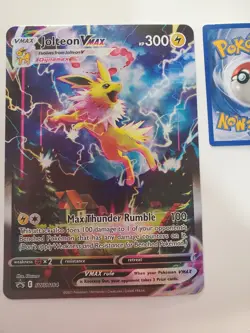 JUMBO Jolteon VMAX SWSH184 Black Star Promo Holo NM Pokemon Card English - Image 2