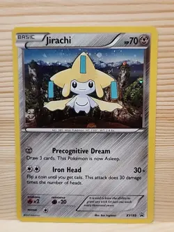 Pokemon TCG Jirachi XY195 Black Star Promo Cosmo Holo Card 2017 - Image 1