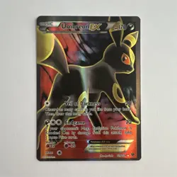 Pokemon Umbreon EX Full Art Ultra Rare Holo Fates Collide 119/124 170HP Card - Image 1