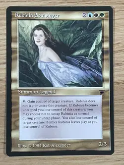 MTG - Rubinia Soulsinger - Legends - NM English Magic 1994 - Image 1