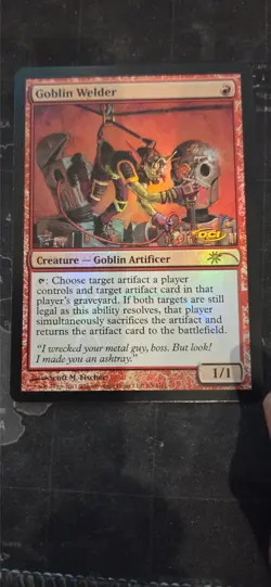 MtG Goblin Welder FOIL Judge Promo - Image 1