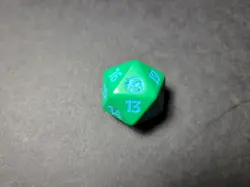 MTG Teenage Mutant Ninja Turtles Spindown D20 Die Blue Leonardo TMNT Magic Dice - Image 1