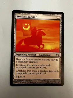 Konda's Banner *Champions of Kamigawa* MTG Magic the Gathering - Image 1