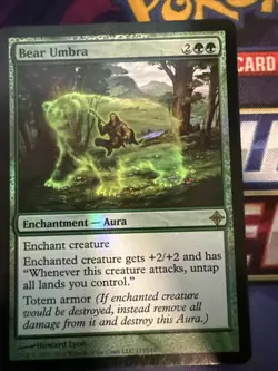 Bear Umbra - [Foil] Rise of the Eldrazi LP - Image 1