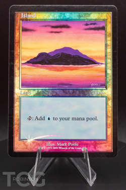 Island: 2002 Magic The Gathering - Arena Beta Promo Foil - Image 1