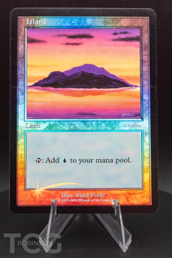 Island: 2002 Magic The Gathering - Arena Beta Promo Foil - Image 1