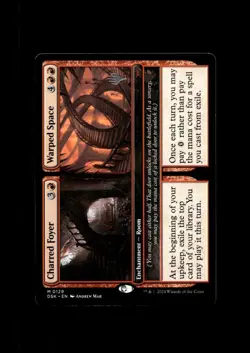 Duskmourn: House of Horror #129 Charred Foyer // Warped Space - Image 1