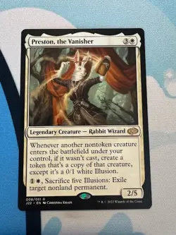 MTG Preston, the Vanisher X1 NM J22 - Image 1