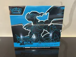 Pokemon Scarlet & Violet Black Bolt Pokemon Center Exclusive ETB Sealed - Image 1