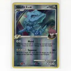 Pokemon TCG Steelix GL 51/111 DPP Rising Rivals Reverse Holo Card EN-LP 2009 - Image 1