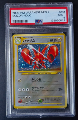 Carte Pokemon - PSA 9 - Scizor Holo #212 (Cizayox) Neo 2 - JP MINT - Image 1