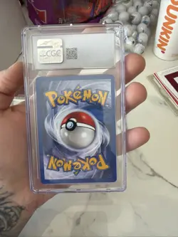 CGC 8.5 Pidgeot 14/130 Holo Base Set 2 Pokemon Card SWIRL - Image 2