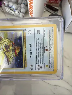 CGC 8.5 Pidgeot 14/130 Holo Base Set 2 Pokemon Card SWIRL - Image 3