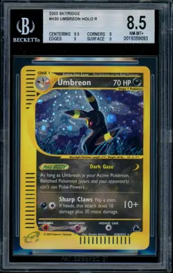 Pokemon SKYRIDGE - #H30/H32 Umbreon - Holo - ENG - BGS 8.5 NM-MT+ - Image 1