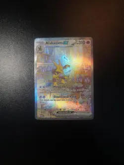 Pokemon Alakazam ex 201/165 Scarlet & Violet 151 Special Illustration Rare - Image 1