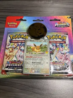Pokemon Prismatic Evolutions Surprise Box & Booster Bundle W/ 2 Pack Blister Lot - Image 5