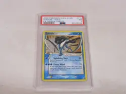 2005 Pokemon Gold Star EX Unseen Forces RARE #115 Suicune HOLO PSA 1 PR - Image 1