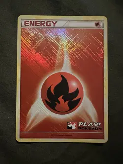 Fire Energy Holo 2010 Play! Pokemon Promo Pokemon Card - Image 1