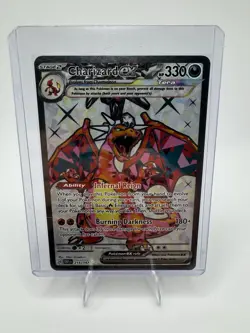 Pokemon Charizard ex Ultra Rare Holo 215/197 SV03 Obsidian Flames 330HP - Image 1
