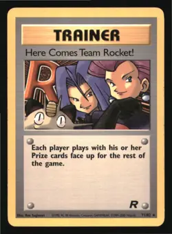 Here Comes Team Rocket! 71/82 Rare Team Rocket Pokemon Unlimited Lightly Played - Image 1