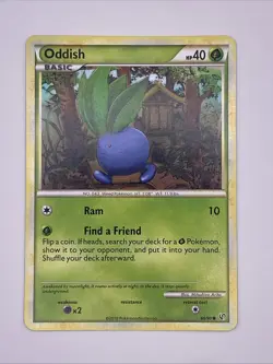Oddish Undaunted 60/90 Pokemon Card - Image 1