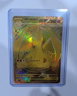 Mega Charizard Y EX 294/217 Gold Hyper Rare, Ascended Heroes, Pokemon TCG (NM) - Image 1