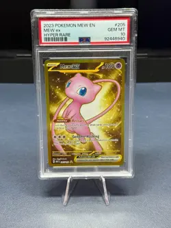 2023 POKEMON MEW EN-151 HYPER RARE #205 MEW EX PSA 10 (2 of 2) - Image 1