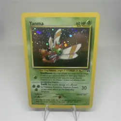 Pokemon Yanma Neo Discovery Holo Rare Unlimited 17/75 60HP English - Image 1