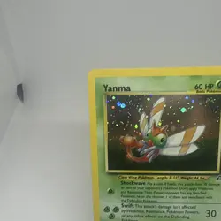 Pokemon Yanma Neo Discovery Holo Rare Unlimited 17/75 60HP English - Image 2